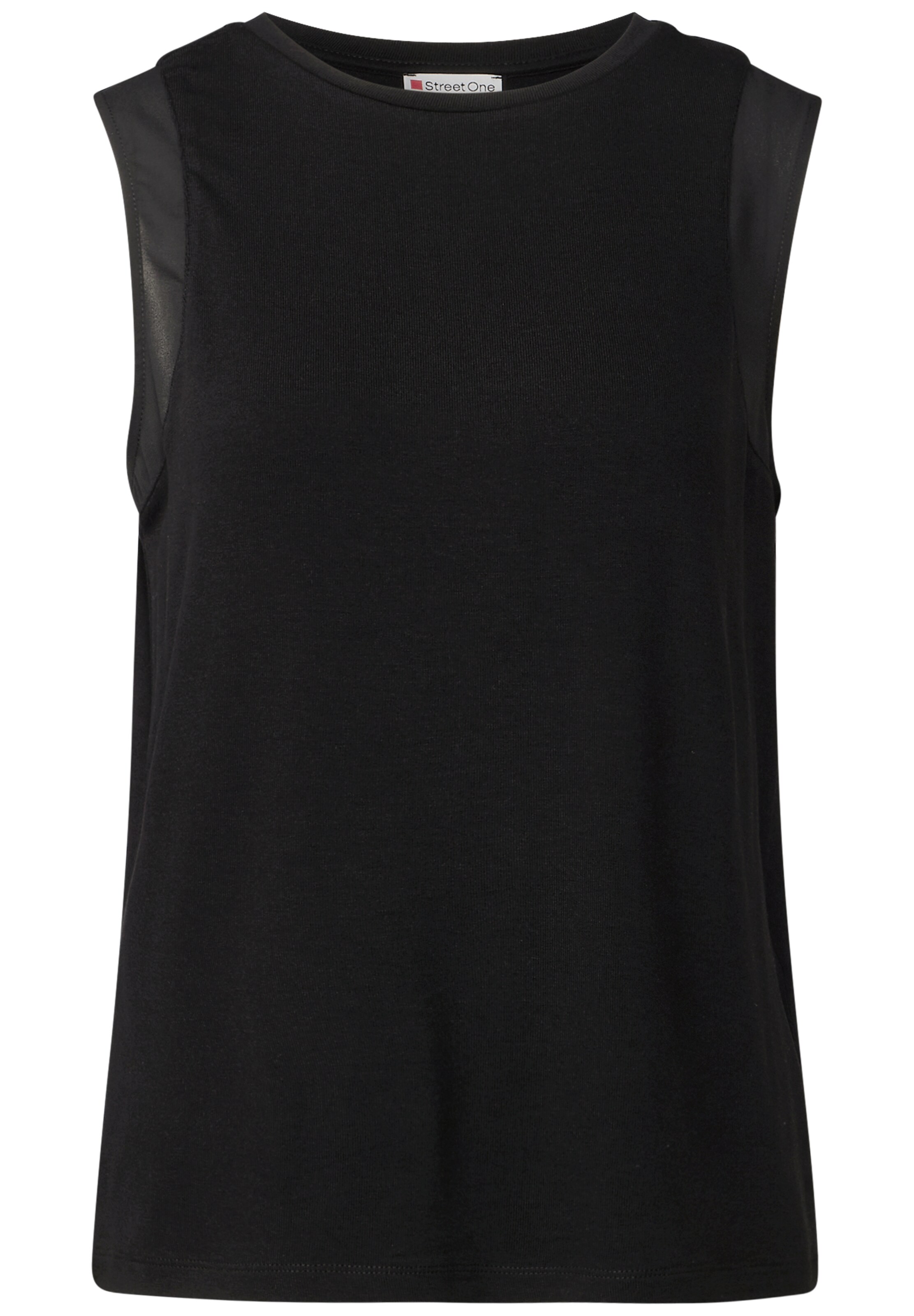 STREET ONE Top in Schwarz: Vorderseite