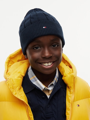 TOMMY HILFIGER Muts in Blauw: voorkant