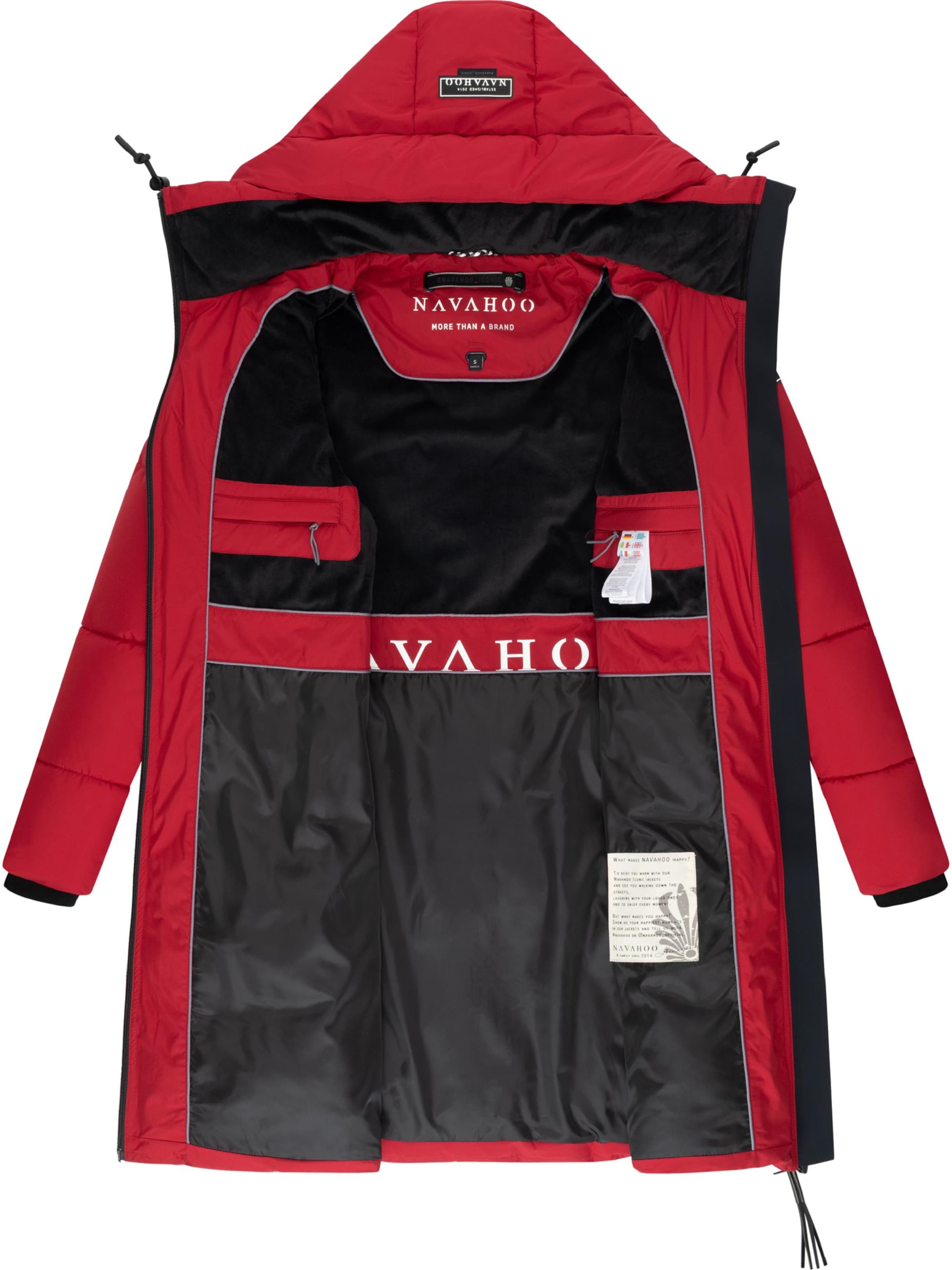 NAVAHOO Winter Coat 'Kältekuschel XIV' in Red
