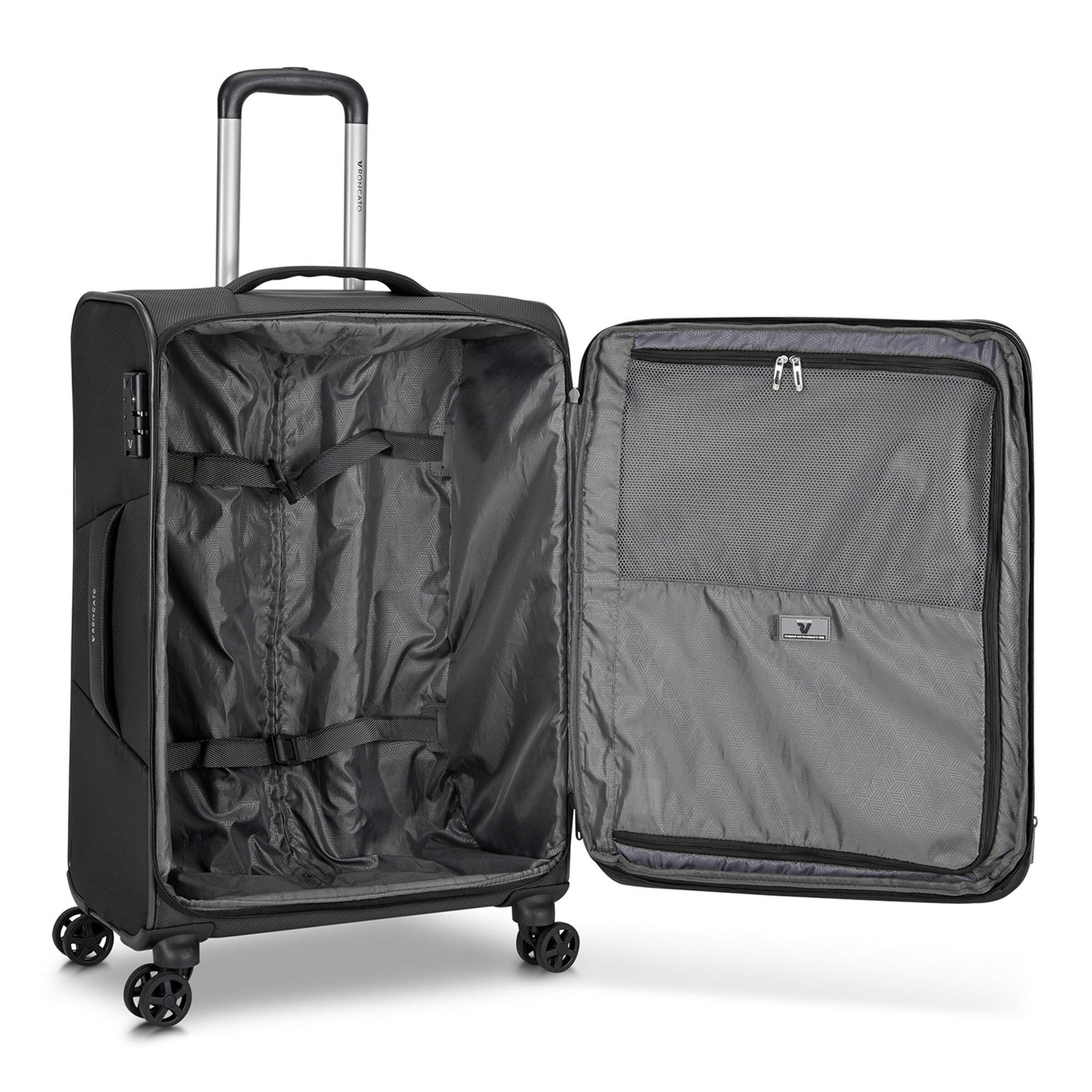 Roncato Suitcase Set 'Jazz 4.0' in Black