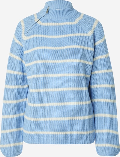 b.young Pullover 'TINKA' in hellblau / weiß, Produktansicht