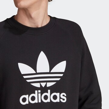 ADIDAS ORIGINALS Sweatshirt 'Adicolor Trefoil' in Schwarz