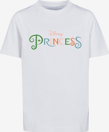 F4NT4STIC T-Shirt 'Disney Prinzessin' in Weiß: predná strana