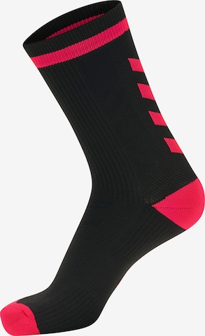 Hummel Athletic Socks 'ELITE INDOOR' in Black: front