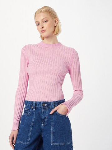 Pull-over 'Leah' Gina Tricot en rose : devant