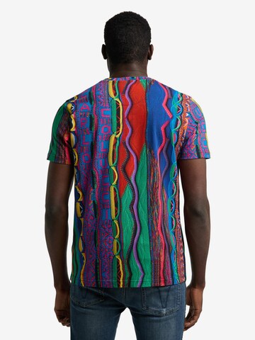 T-Shirt Carlo Colucci en mélange de couleurs