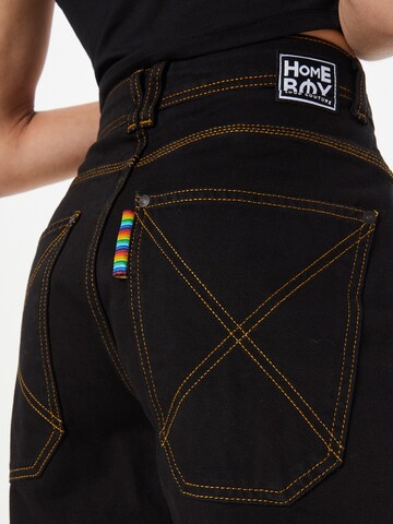 HOMEBOY - Loosefit Calças 'x-tra BAGGY Twill' em preto