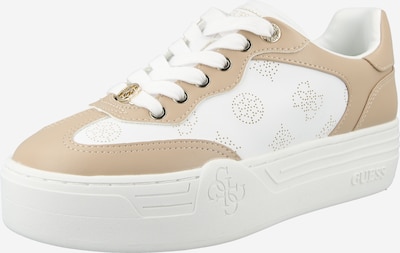 Sportbačiai be auliuko 'SWOLE3' iš GUESS, spalva – kupranugario / balta, Prekių apžvalga