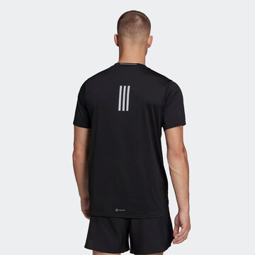 ADIDAS SPORTSWEARTehnička sportska majica 'Designed 4 Running' - crna boja