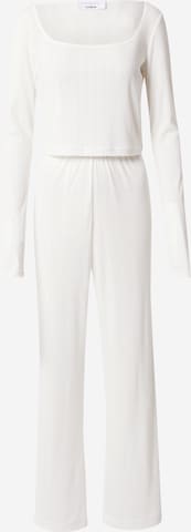 florence by mills exclusive for ABOUT YOU Pyjama 'Suki' in Weiß: predná strana