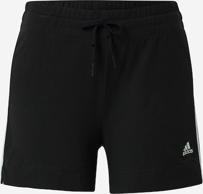 ADIDAS SPORTSWEAR Sportbroek 'Essentials' in de kleur Zwart / Wit, Productweergave