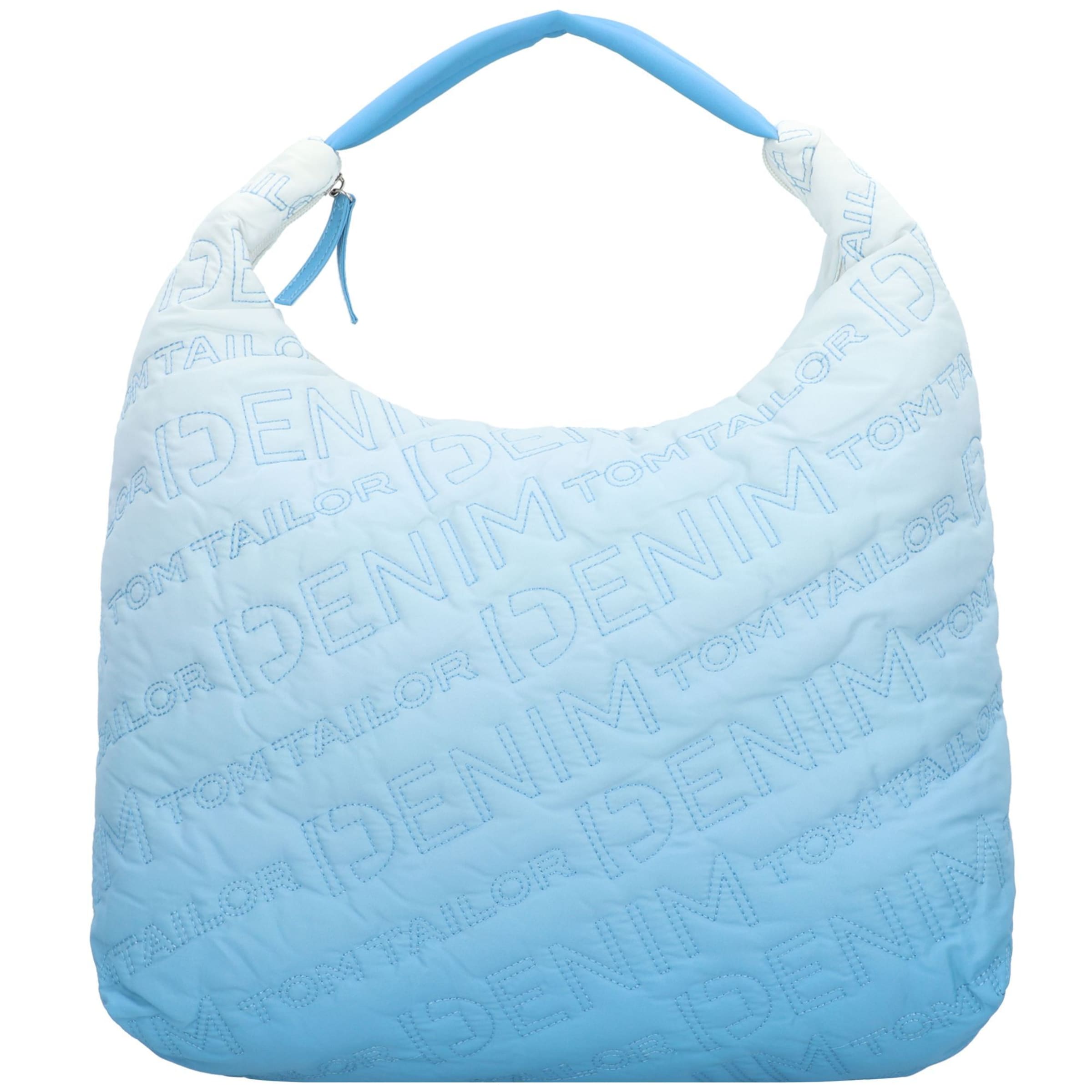 TOM TAILOR DENIM Shopper 'Lexa' in Blauw: voorkant