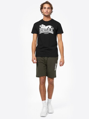 Regular Pantalon de sport 'FRINGFORD' LONSDALE en vert