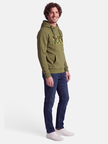 salzhaut Sweatshirt 'Heff - Moin' in Grün: Seite