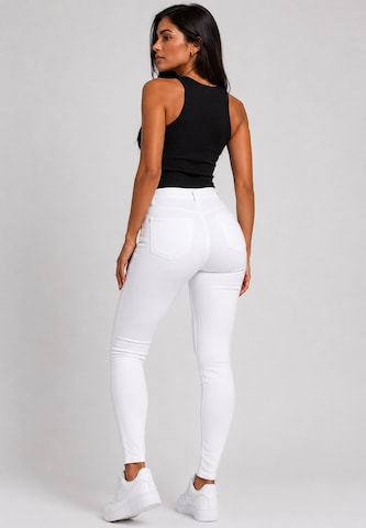Elara - Skinny Calças de ganga em branco