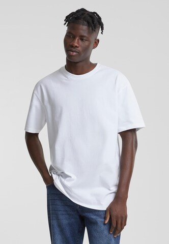 Urban Classics Shirt in Wit: voorkant