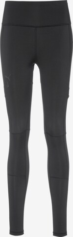 PUMA Skinny Workout Pants 'SEASONS FULL' in Black: front