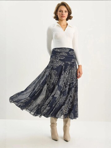 Bianco Lucci Rok in Blauw: voorkant
