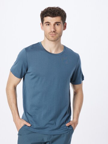 Bergans Functioneel shirt in Blauw: voorkant