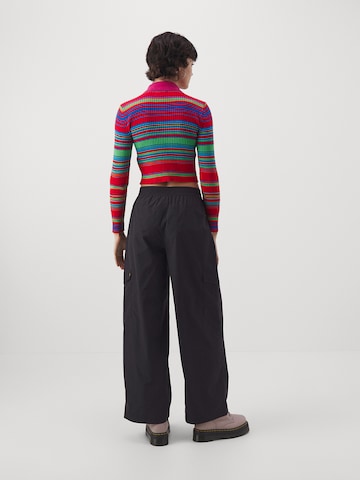 Loosefit Pantalon cargo ALPHA INDUSTRIES en noir