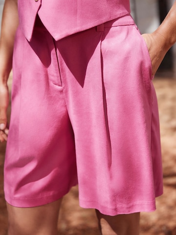 Next Loosefit Kalhoty s puky – pink
