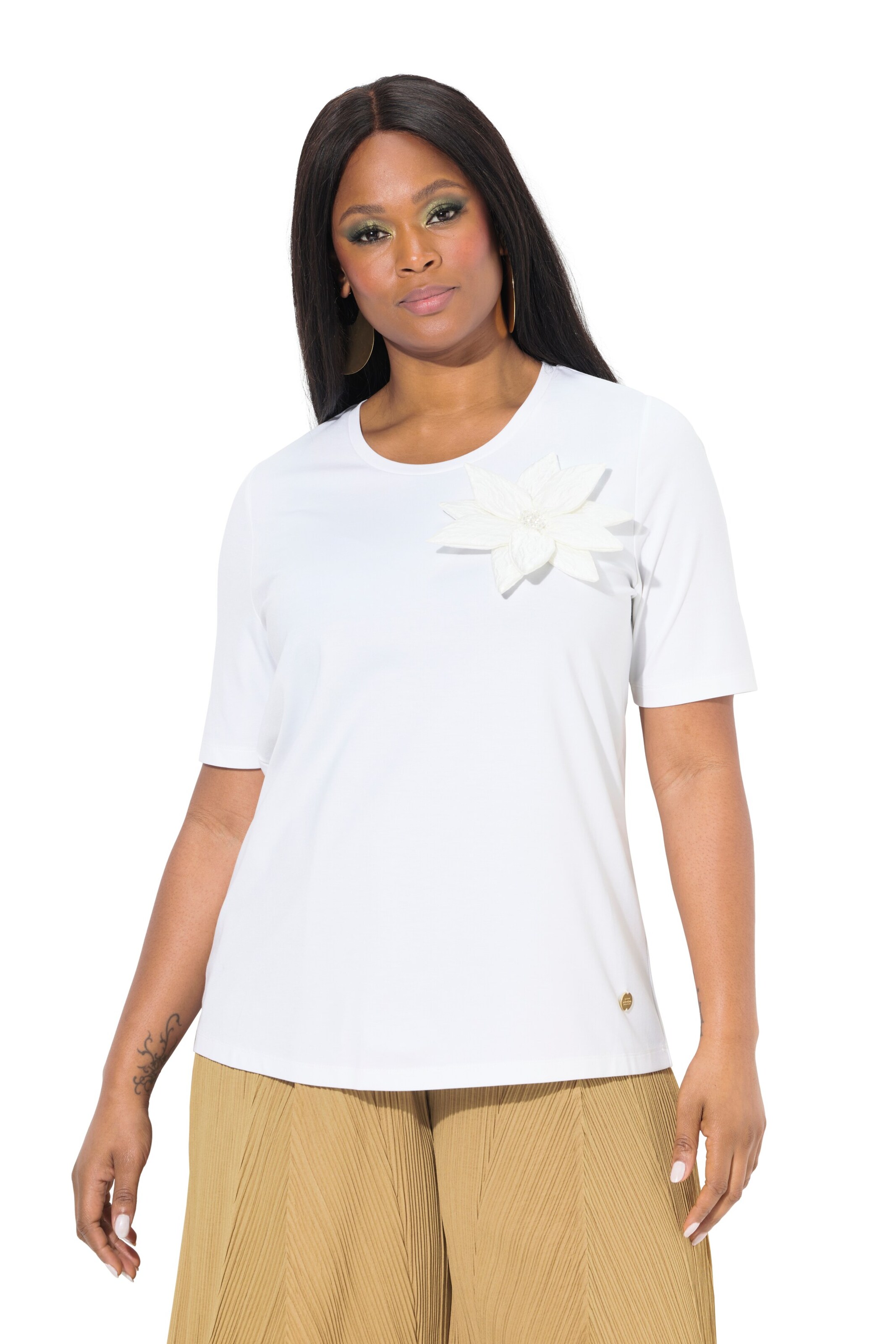 Ulla Popken Shirt in White: front
