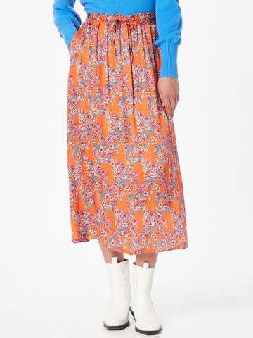 FRNCH PARIS - Falda 'Renata' en naranja: frente