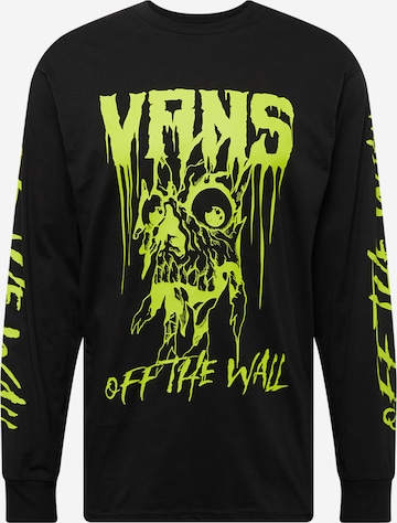 Tricou de la VANS pe negru: față