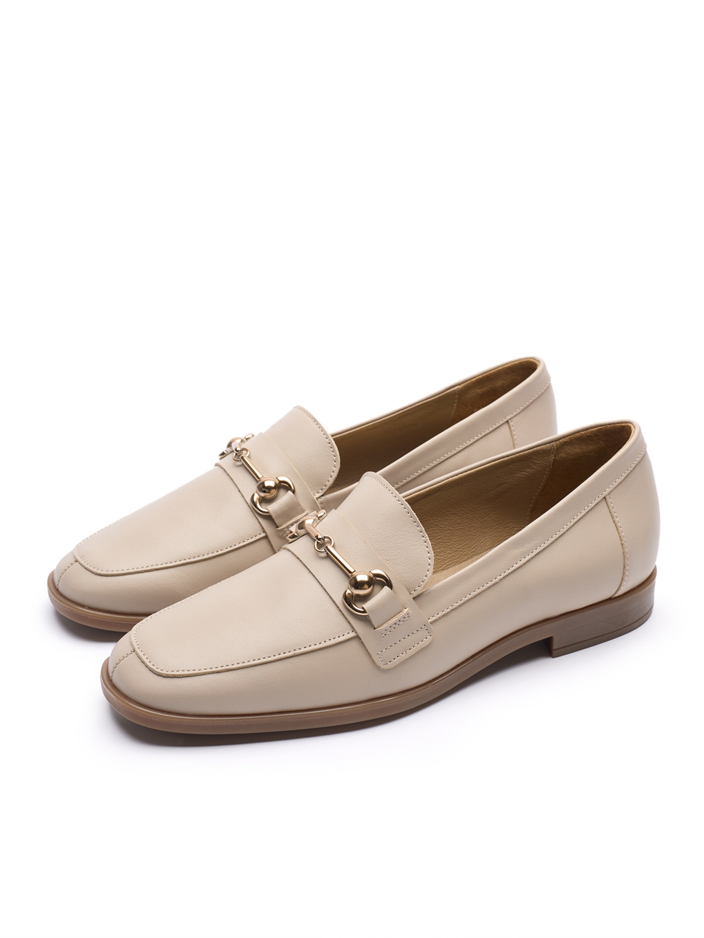 RYLKO Pantofle w kolorze beżowy