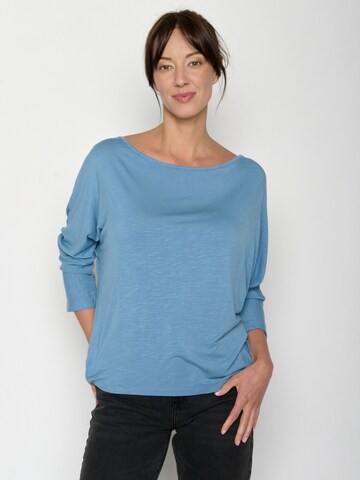 GREENBOMB Shirt in Blauw: voorkant