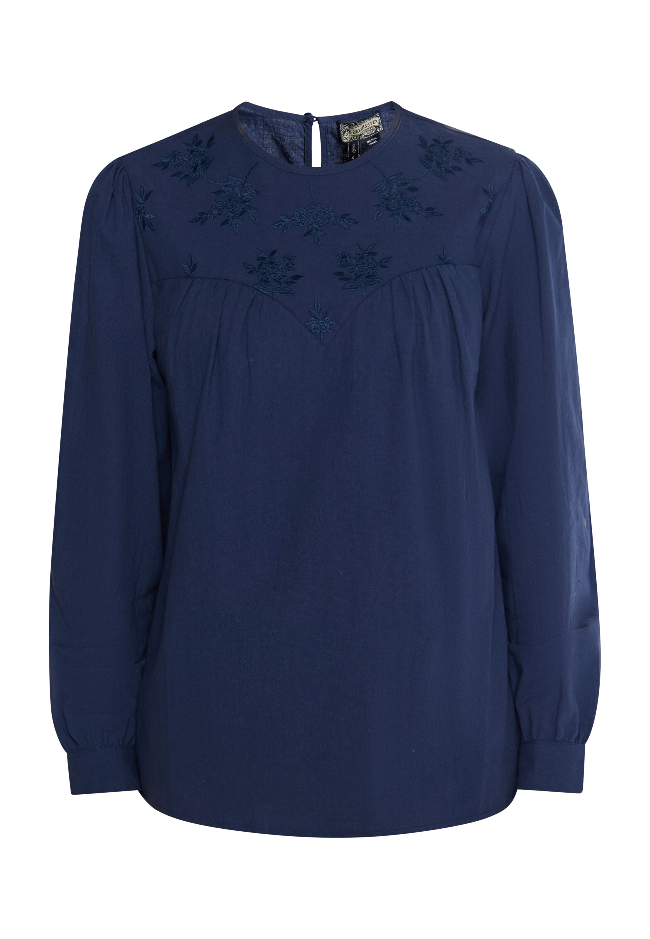 DreiMaster Vintage Блузка в Синий: спереди