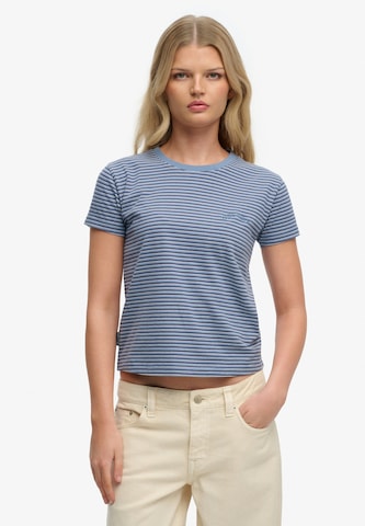 Superdry & Co Shirt 'Essential' in Blue: front