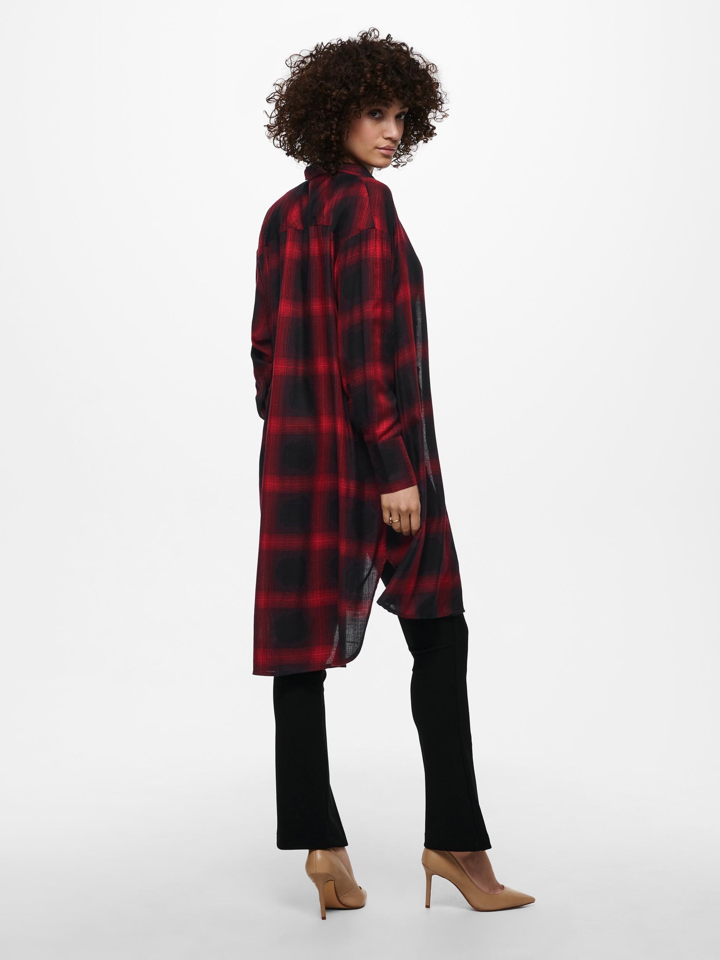 Frauen Blusen & Tuniken ONLY Bluse 'CORIN' in Rot, Schwarz - VN08557 Frauen Blusen & Tuniken ONLY Bluse 'CORIN' in Rot, Schwarz - VN08557