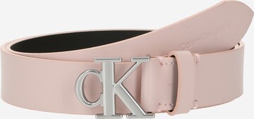 Calvin Klein Jeans Gürtel in Pink: predná strana