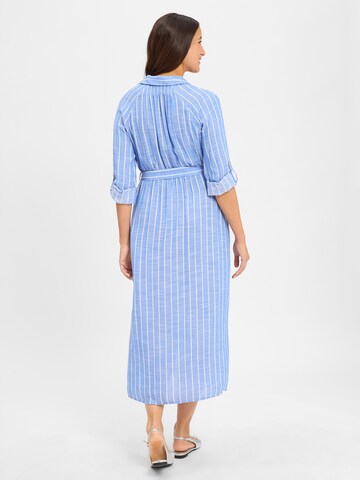Marie Lund Kleid in Blau