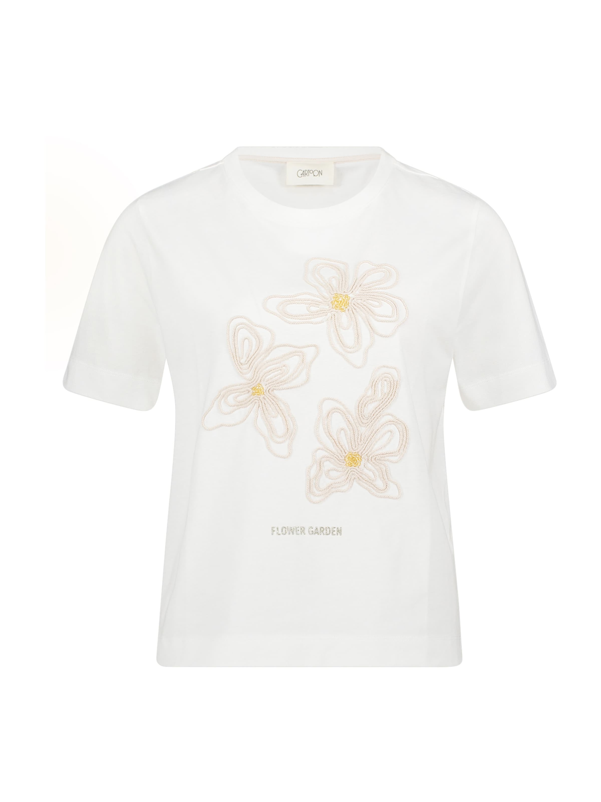 Cartoon - Camiseta en beige: frente