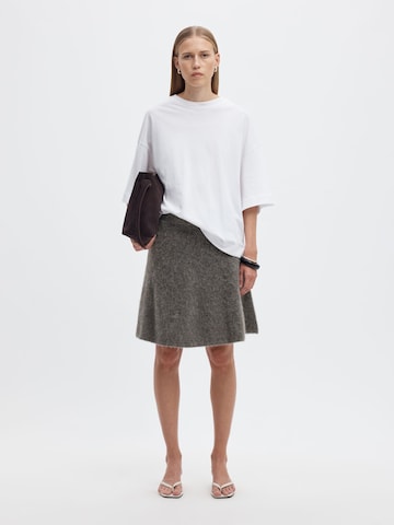 Gonna di SELECTED in grigio