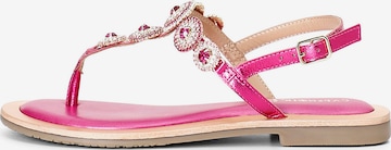 Sandalo di CAFè NOIR in rosa: frontale