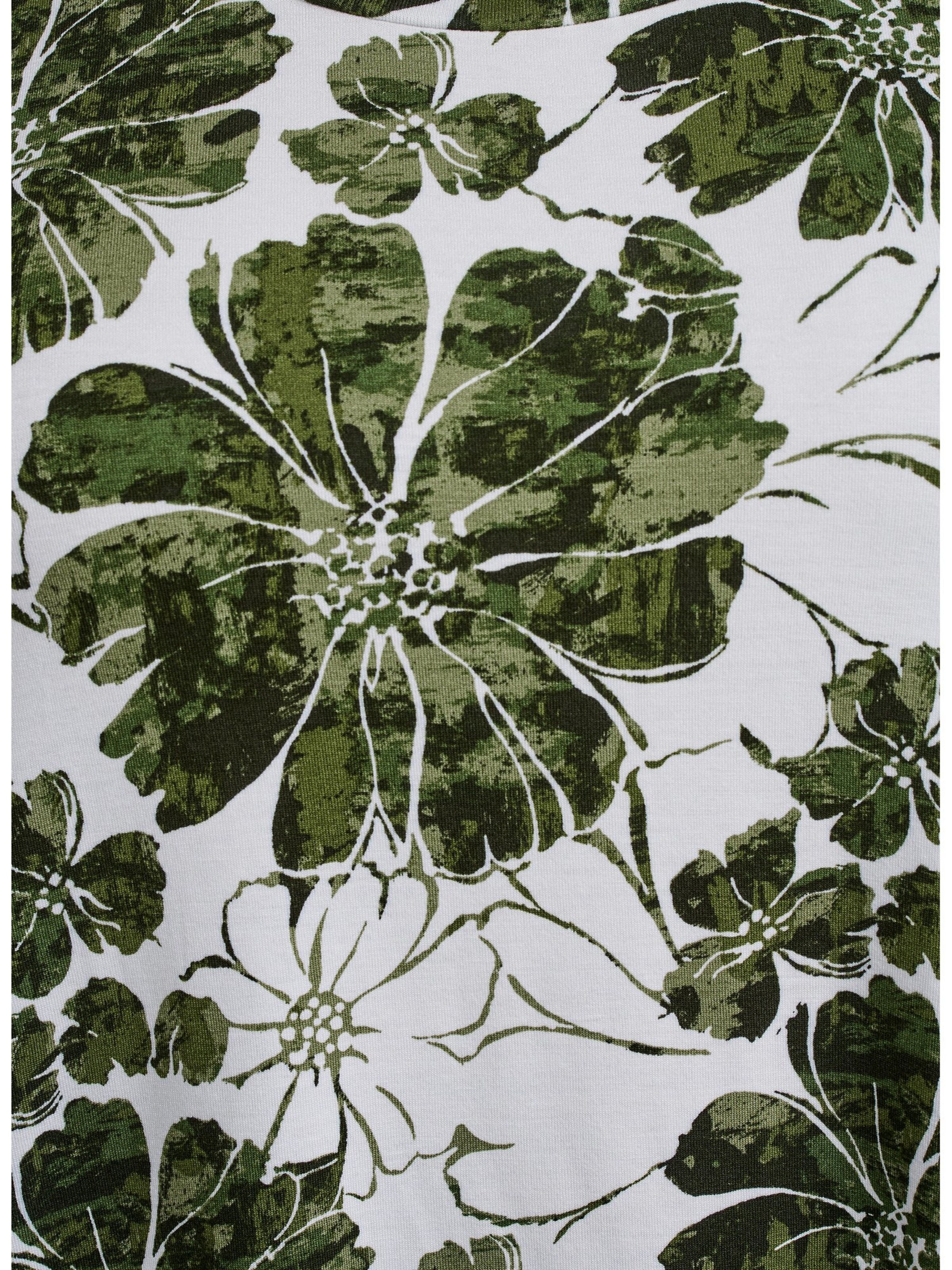 Zizzi Shirt 'VMALIS' in Green