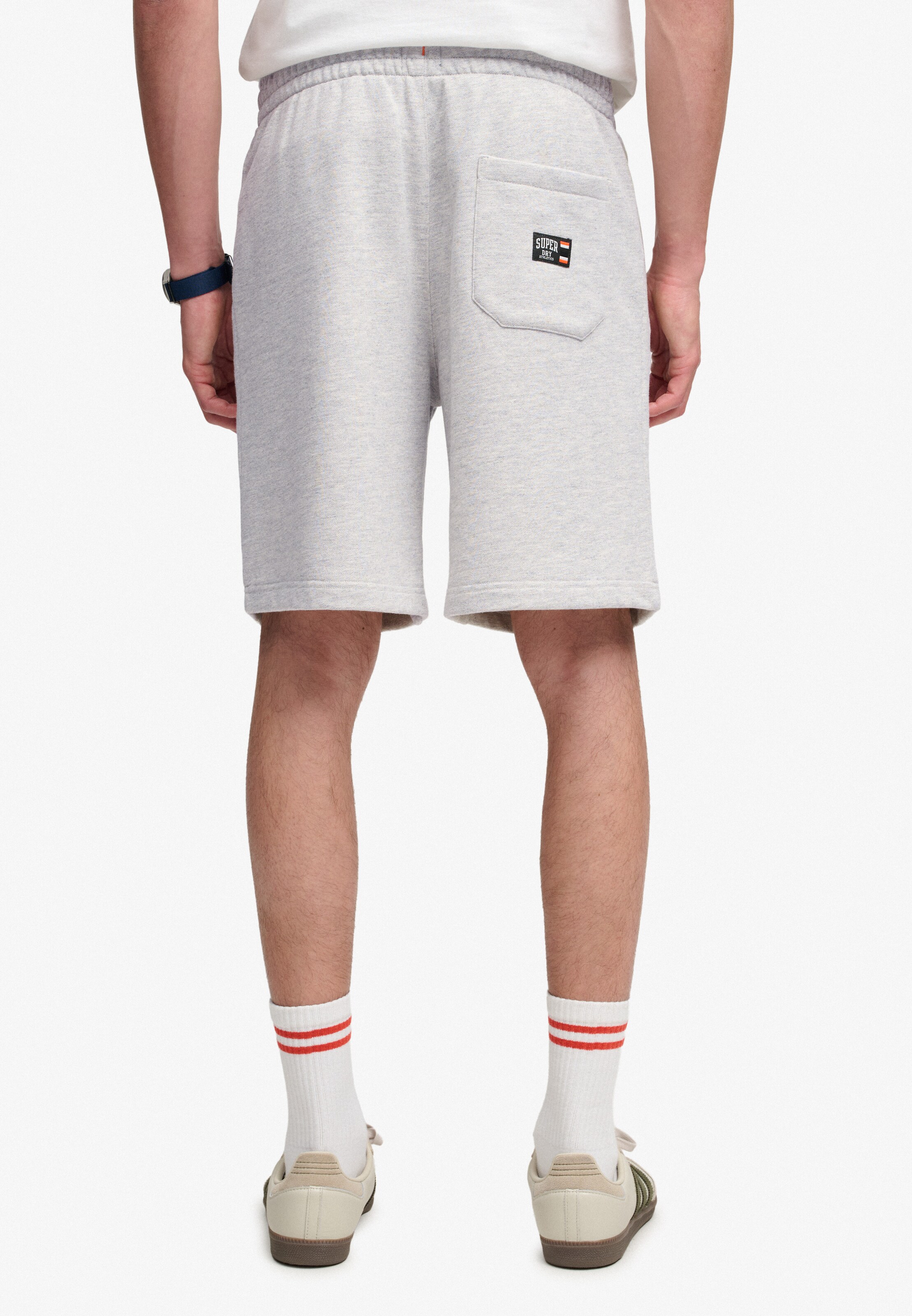 Superdry & Co Regular Pants 'Essential' in Grey