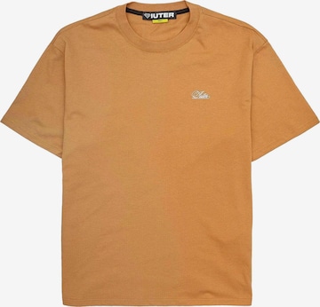 T-Shirt IUTER en marron : devant