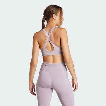 ADIDAS PERFORMANCE Bustier Urheilurintaliivit 'FastImpact Luxe' värissä beige