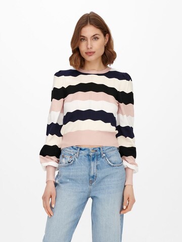 ONLY Sweater in Mixed colors: front