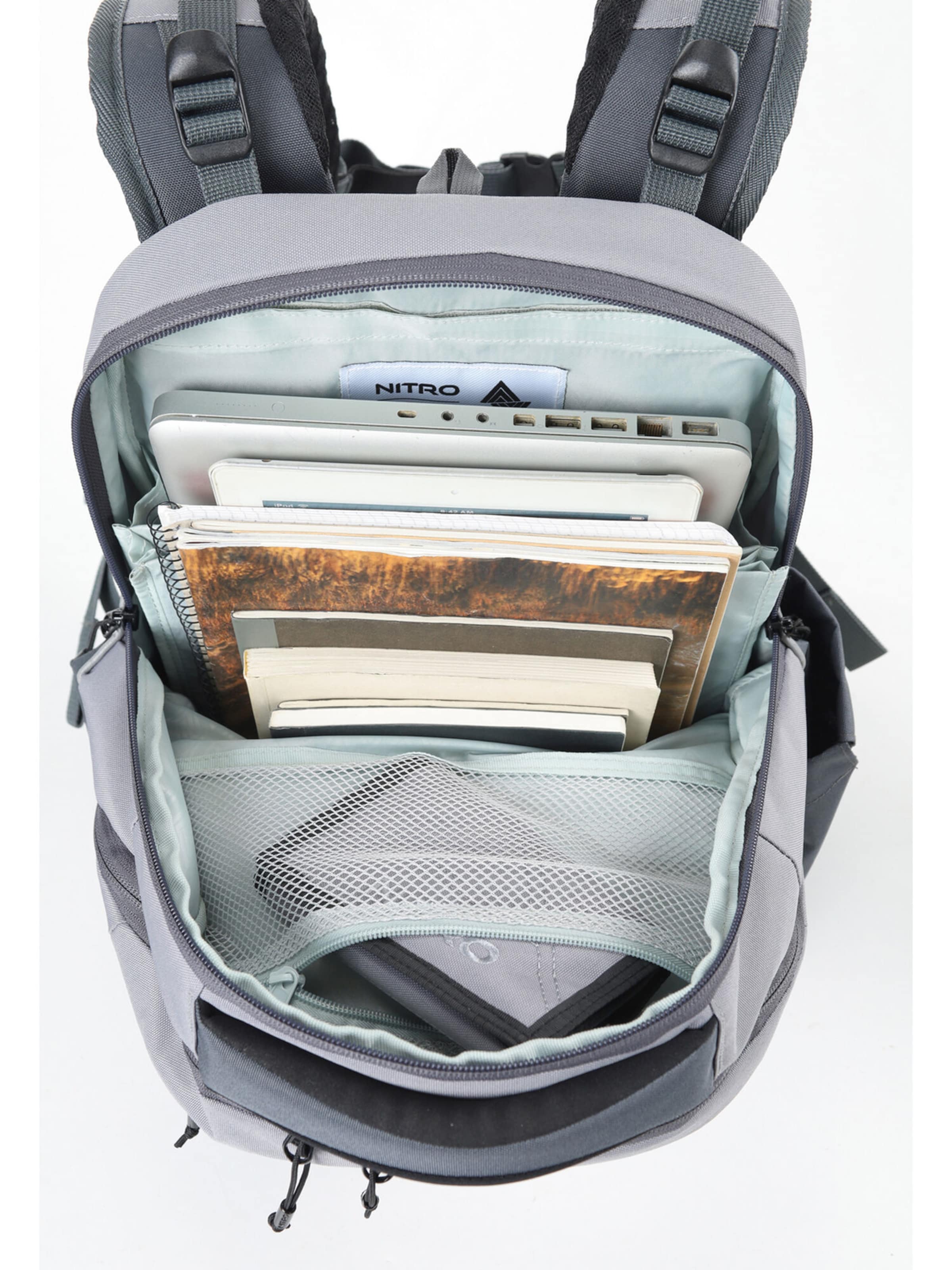 NitroBags Backpack 'SUPERHERO' in Grey