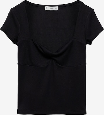 MANGO T-shirt 'BESTI' i svart: framsida