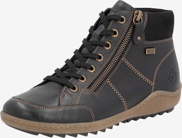 Bottines à lacets REMONTE en noir : devant