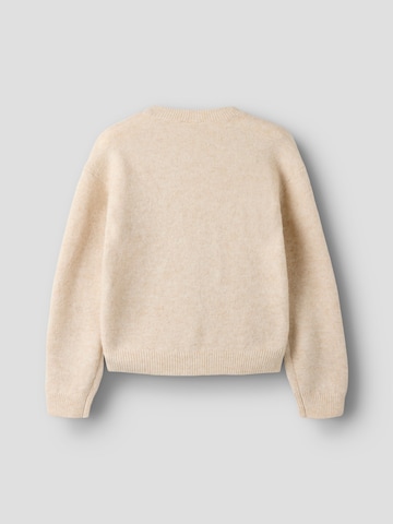NAME IT Sweater 'NKFOLANSA' in Beige