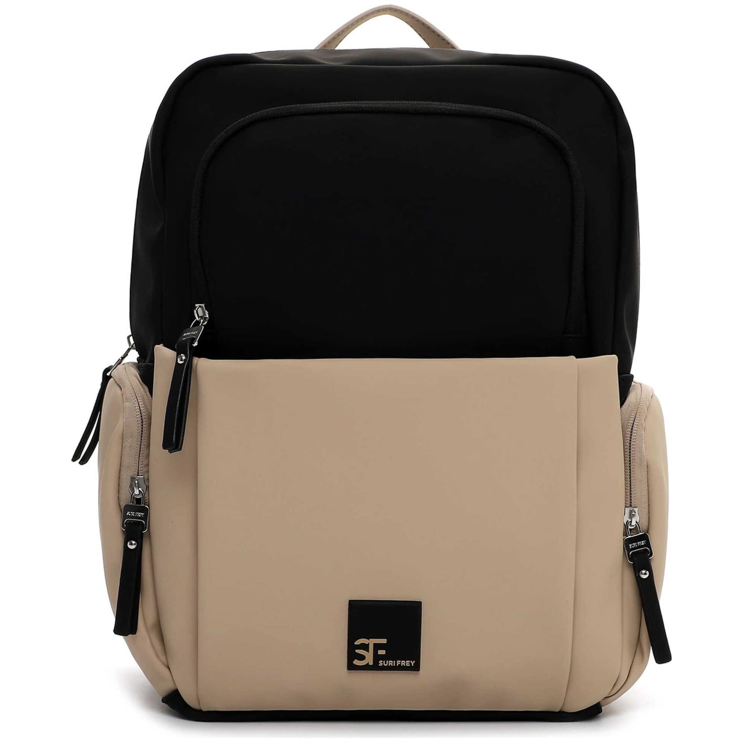 Suri Frey Backpack 'Karny' in Beige / Black, Item view