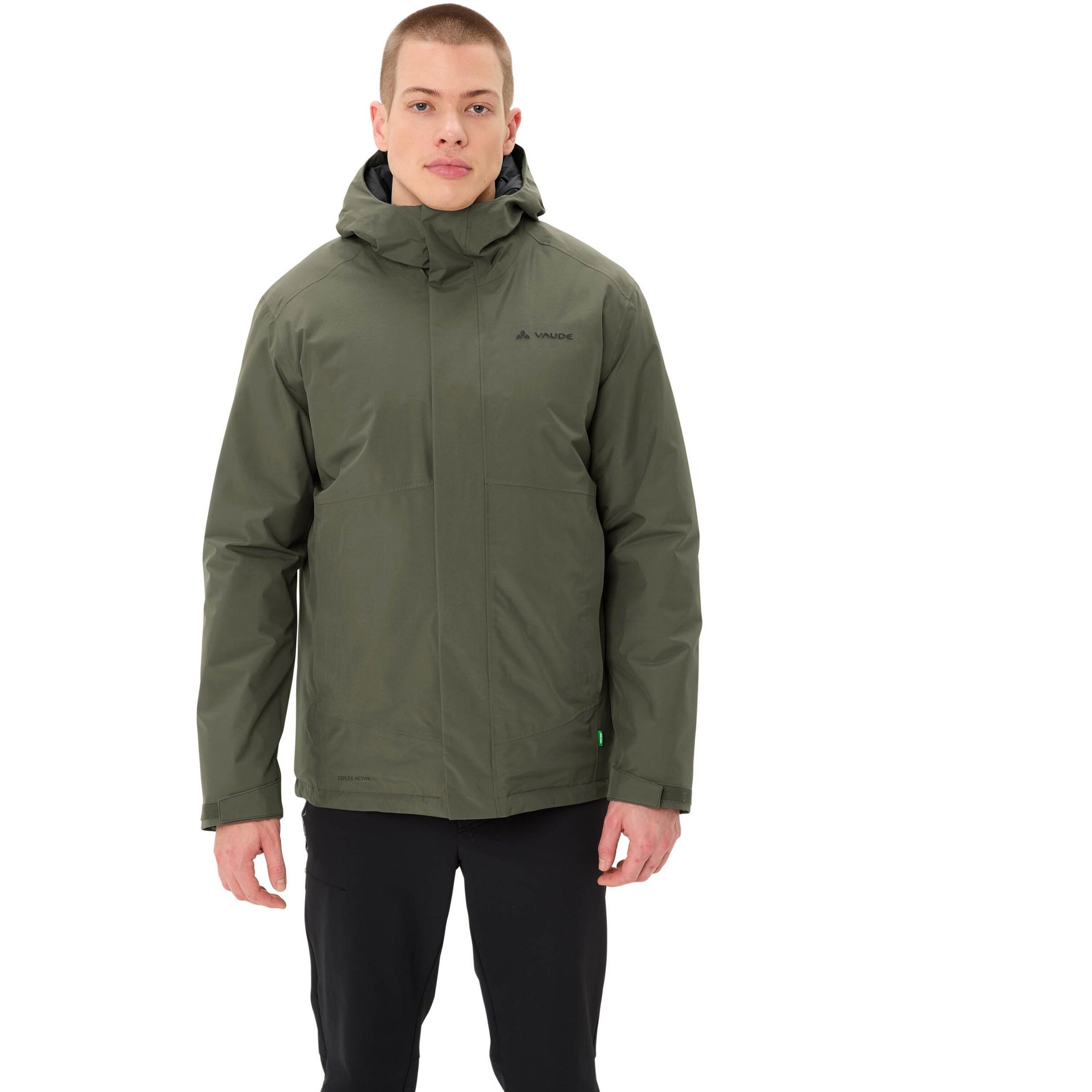 VAUDE Outdoorjas 'Rosemoor' in Groen: voorkant