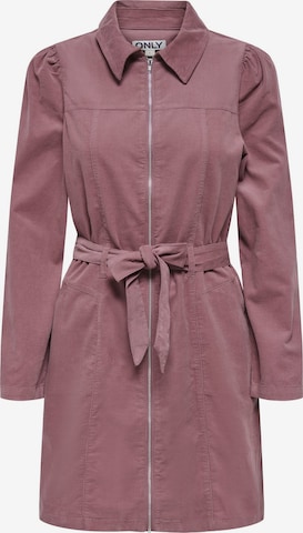 Robe 'ONLAIME' ONLY en marron : devant
